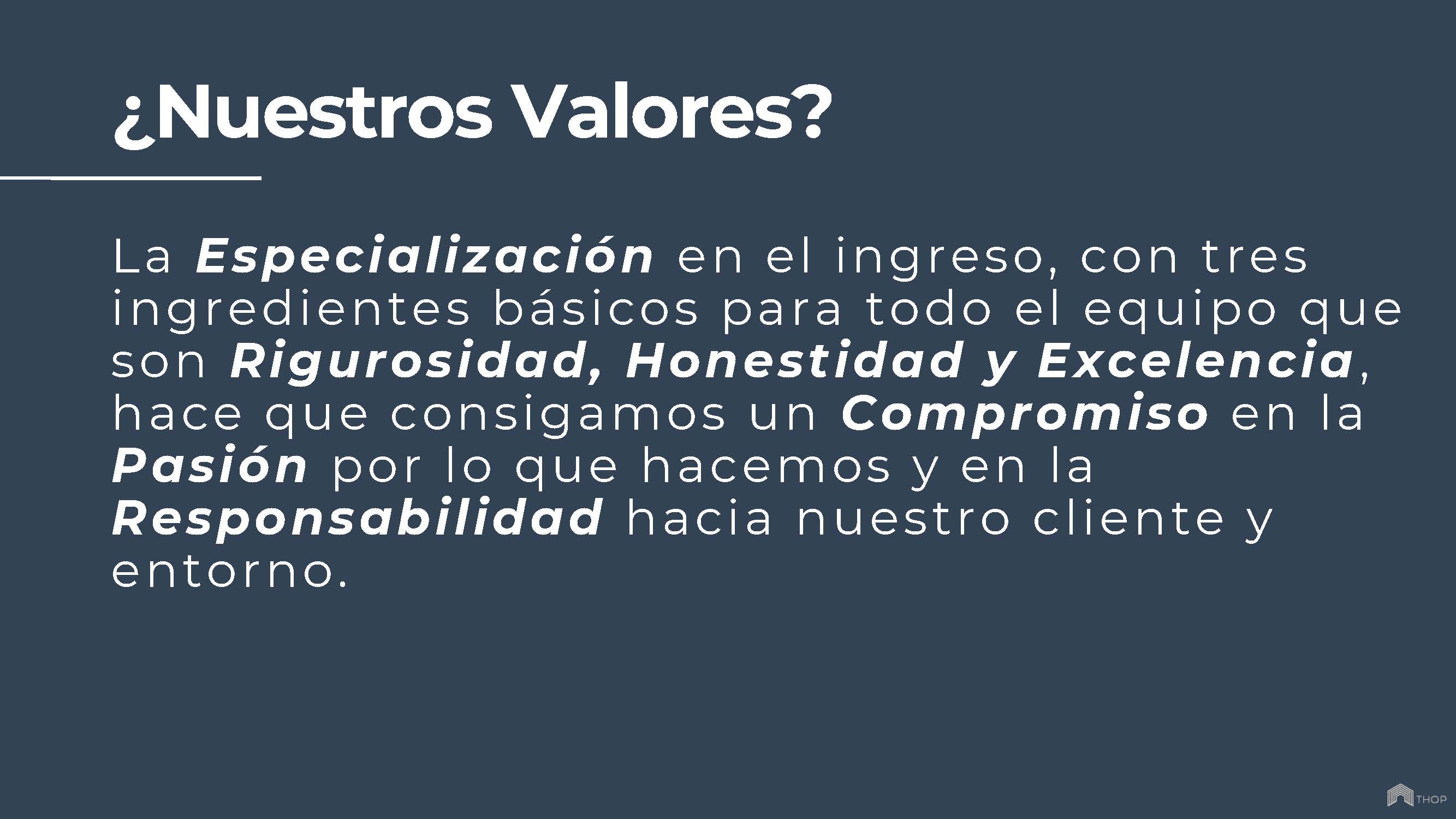 presentacion thop spain